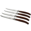 French Home Set of 4 Laguiole Pakkawood Steak Knives