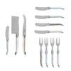 French Home Ultimate 11-Piece Laguiole Charcuterie Set with Mother of Pearl Handles