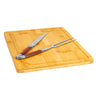 French Home Laguiole Pakkawood Carving Set with Wood Cutting Board