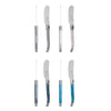 French Home 8-Piece Laguiole Spreader Set - Coastal Frost