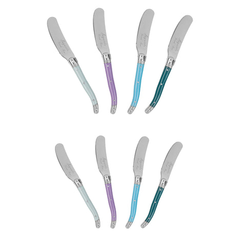 French Home 8-Piece Laguiole Spreader Set - Plum Rose