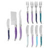 French Home 11-Piece Laguiole Charcuterie Set - Plum Rose