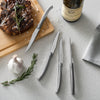 French Home Laguiole Connoisseur 4-Piece Steak Knife Set with Stainless-Steel Handles