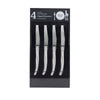 French Home Laguiole Connoisseur 4-Piece Steak Knife Set with Stainless-Steel Handles