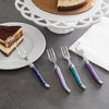 French Home Set of 4 Cake Forks - Plum Rose