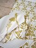 French Home Set of 4 Orchid Napkins - Chartreuse