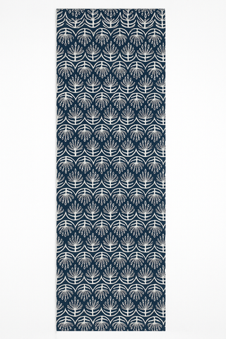 French Home Botanical Table Runner – Indigo