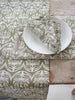 French Home Botanical Table Runner - Sage