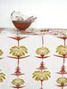 French Home Tropical Garden 59" x 118" Tablecloth - Crimson & Chartreuse
