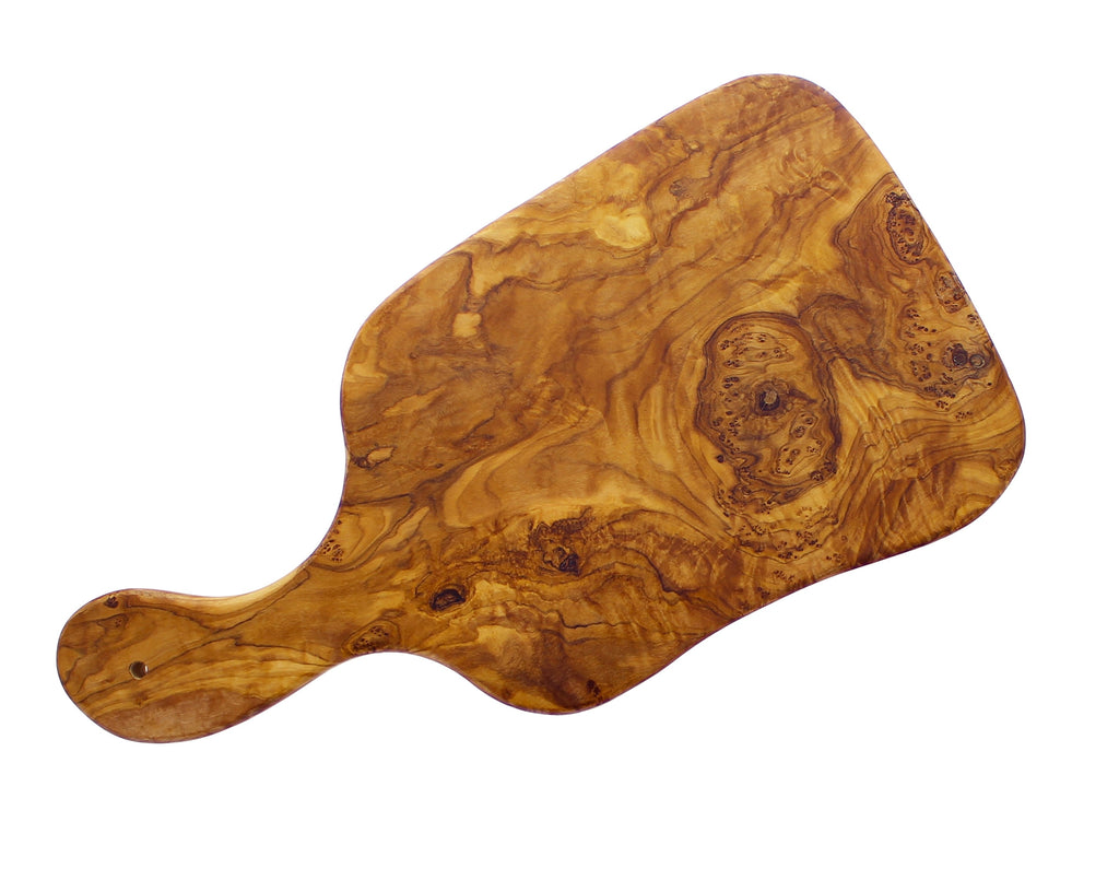 French Home Olive Wood Cheese Board, 14" x 6.5"