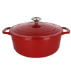 Chasseur French Enameled Cast Iron Round Dutch Oven, 6.25-quart, Red