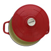 Chasseur French Enameled Cast Iron Round Dutch Oven, 6.25-quart, Red