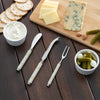 French Home Jubilee Cheese Knife, Spreader and Fork Set - Shades of Light