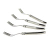French Home Set of 4 Laguiole Connoisseur Stainless Steel Steak Forks