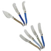 French Home 7 Piece Laguiole Cream and Blue Cheese Knife and Spreader Set (LG032)