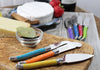 French Home 7 Piece Laguiole Jewel Colors Cheese Knife and Spreader Set