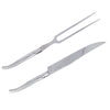 French Home Laguiole Stainless Steel Carving Knife and Fork Set