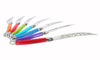 French Home 7 Piece Laguiole Pizza Knife Set, Rainbow Colors