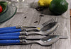 French Home Laguiole 20 Piece Stainless Steel Flatware Set, Service for 4, French Blue