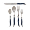 French Home Laguiole 20 Piece Stainless Steel Flatware Set, Service for 4, Navy Blue