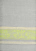 French Home Linen 71" x 104" Arboretum Tablecloth - Grey and Chartreuse