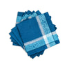 French Home Linen Set of 6 Astra Napkins – Shades of Blue