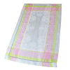 French Home Linen Set of 6 Cleopatra Placemats - Chartreuse, Rose, and Pale Lavender