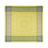 French Home Linen 71" x 71" Cleopatra Tablecloth - Chartruse, Green, Grey